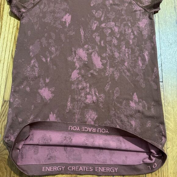 lululemon athletica Brown and Pink athletic tee women’s size 10 - Picture 7 of 15
